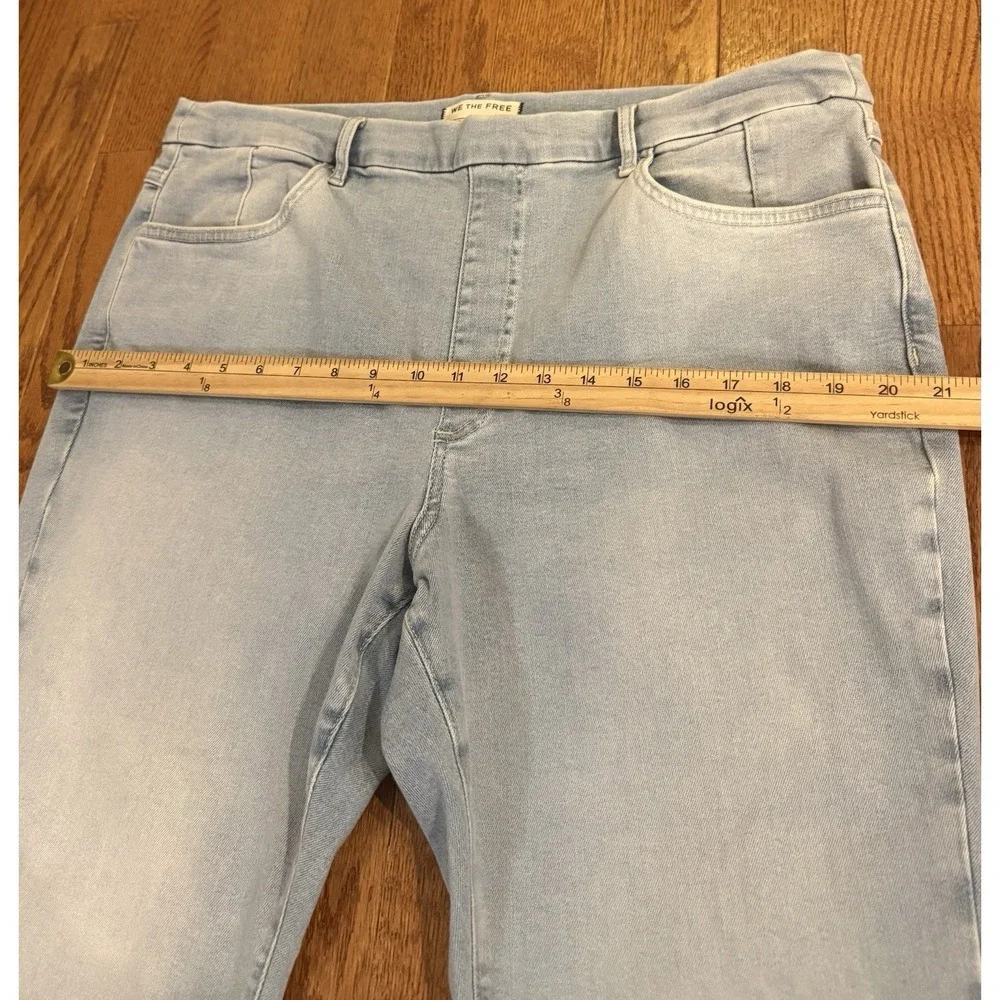 We The Free Flare Jean Jegging Low Rise Size 2XL Bell Bottom Flare Stretch - Picture 8 of 9